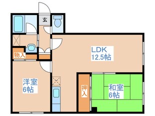 カントリ－７０の物件間取画像